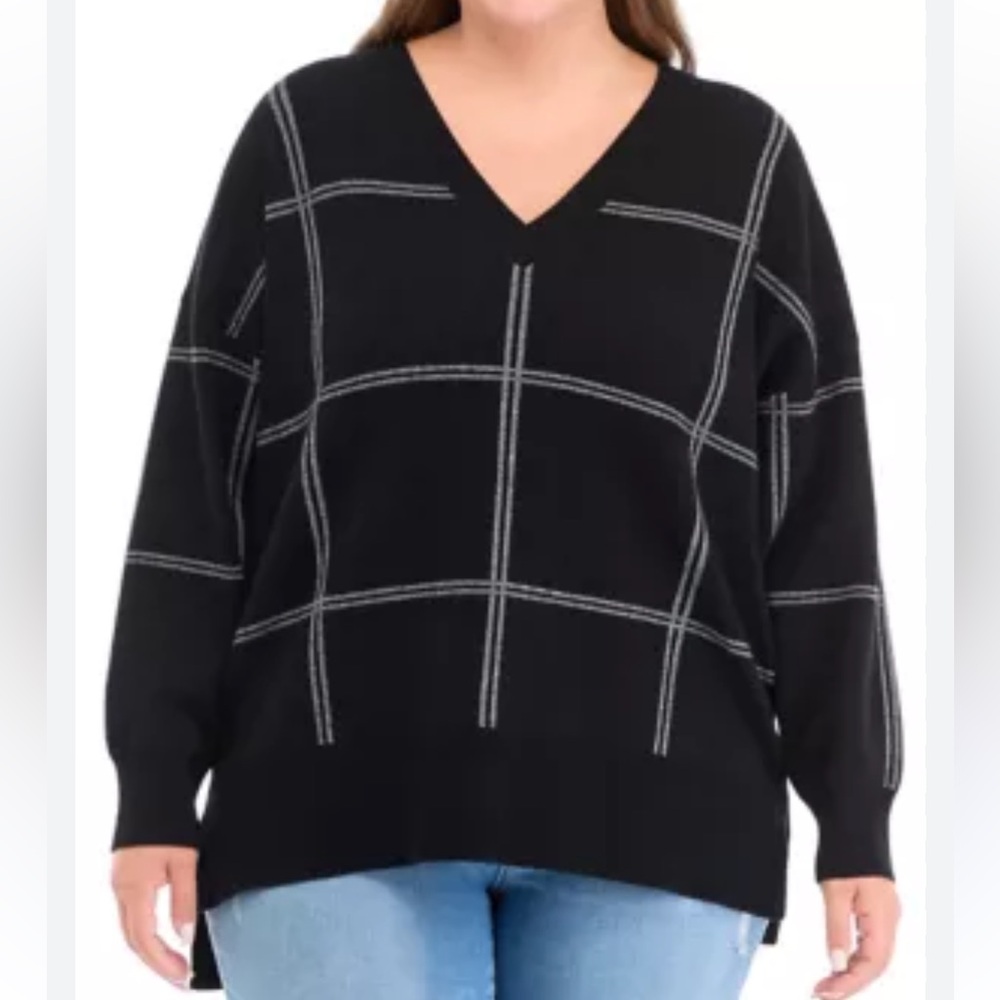Philosophy V-Neck Knit Sweater NWT